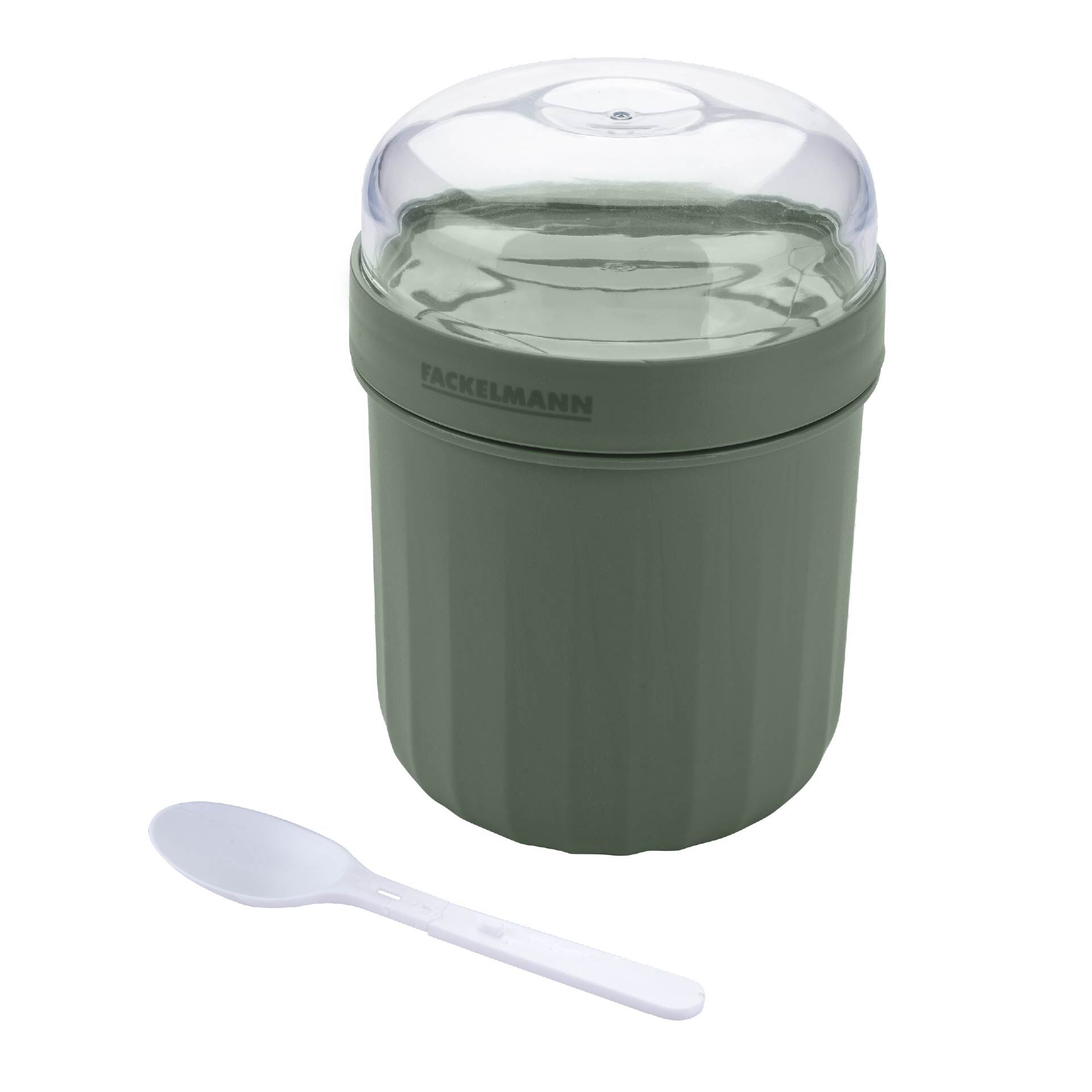 Müsli to go Becher inkl. Löffel, Be The Move, 500ml, grün