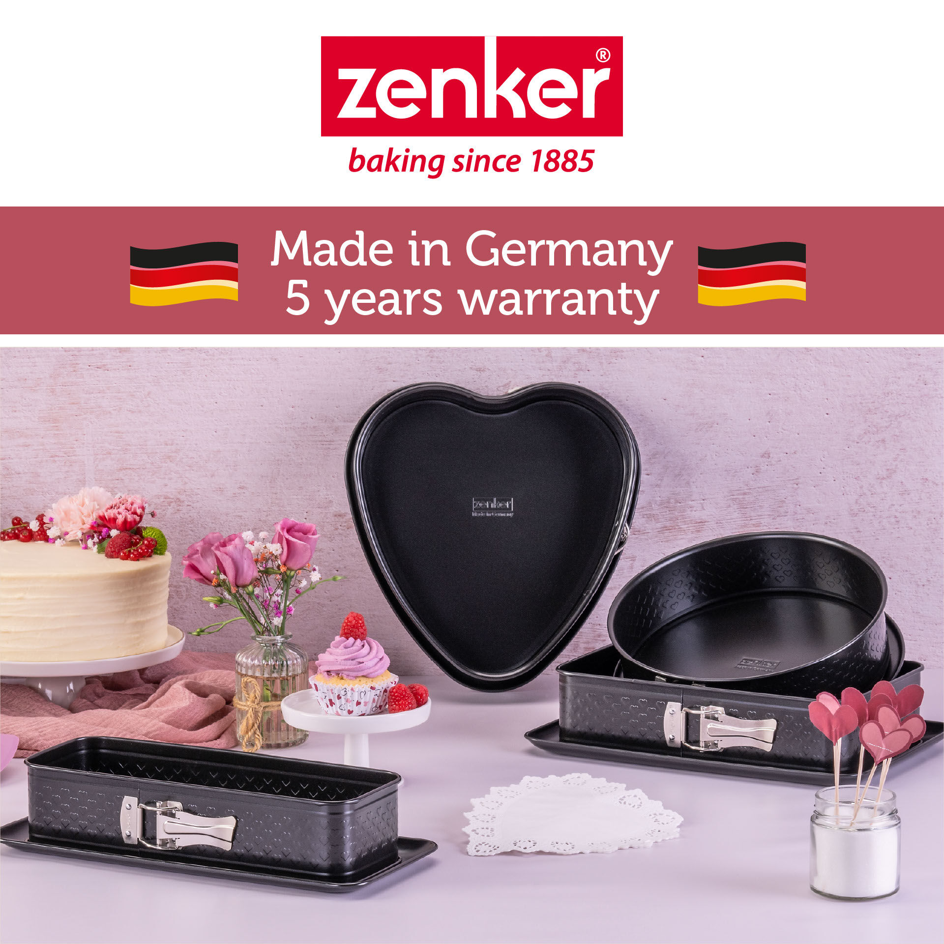 Springform Herz Beloved+, 26cm