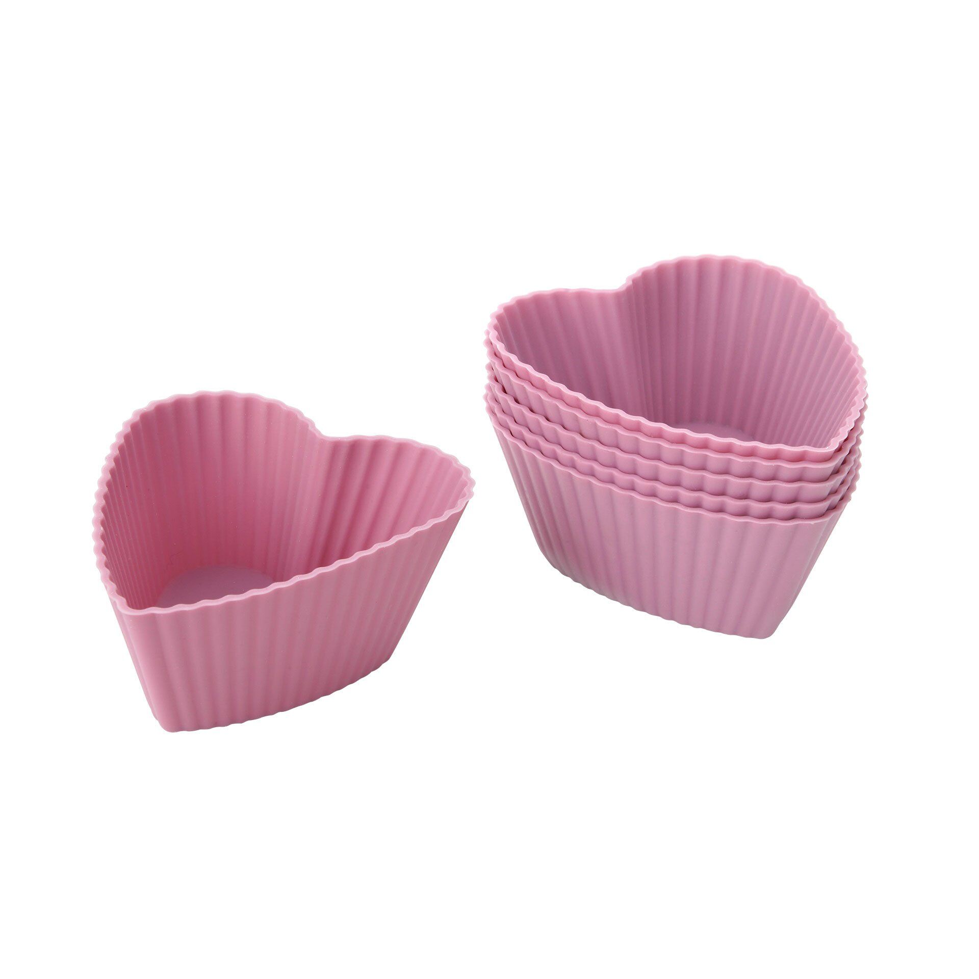 Muffinförmchen Herz Sweet Sensation, 6 Stk, Silikon