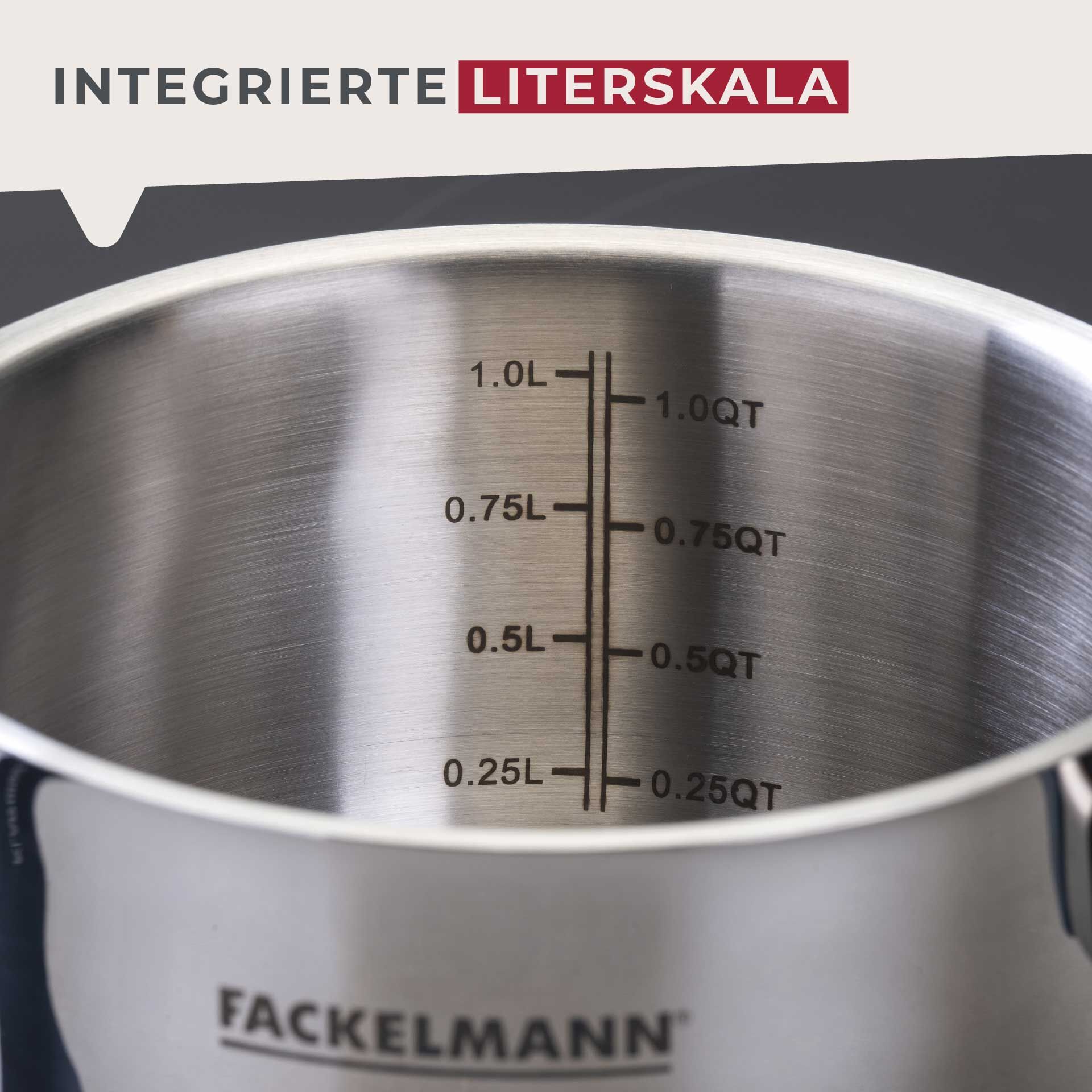 Kochtopf mit Deckel Essential, Ø14cm, blau