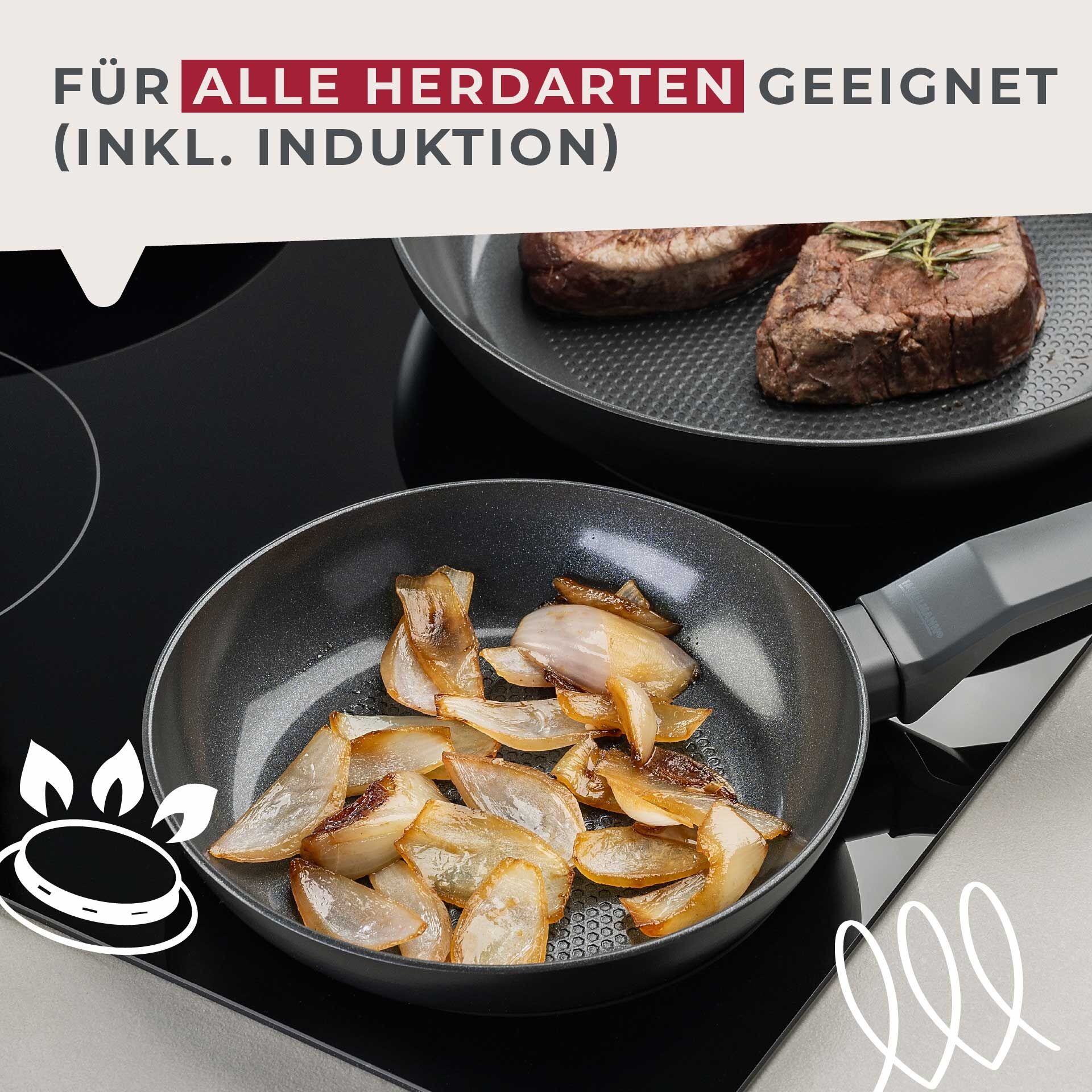 Bratpfanne Statement, Keramik, antihaft, Ø20cm