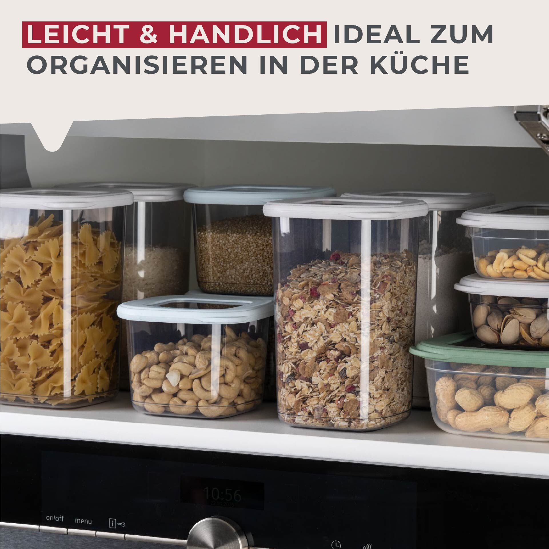 Vorratsdose Be The Move, eckig, 550ml