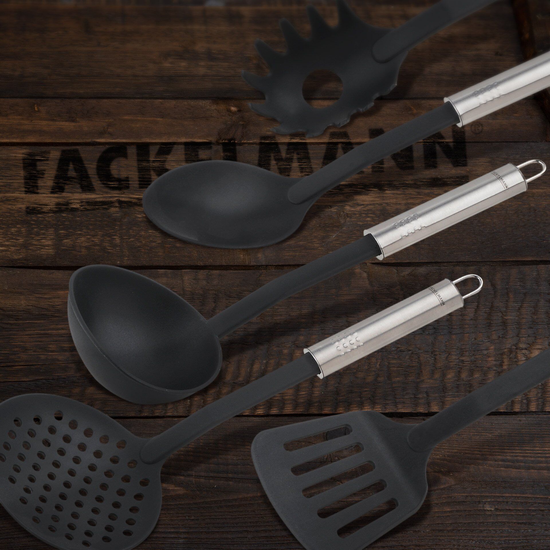 Küchenhelfer-Set "Ovalgriff", 5-teilig