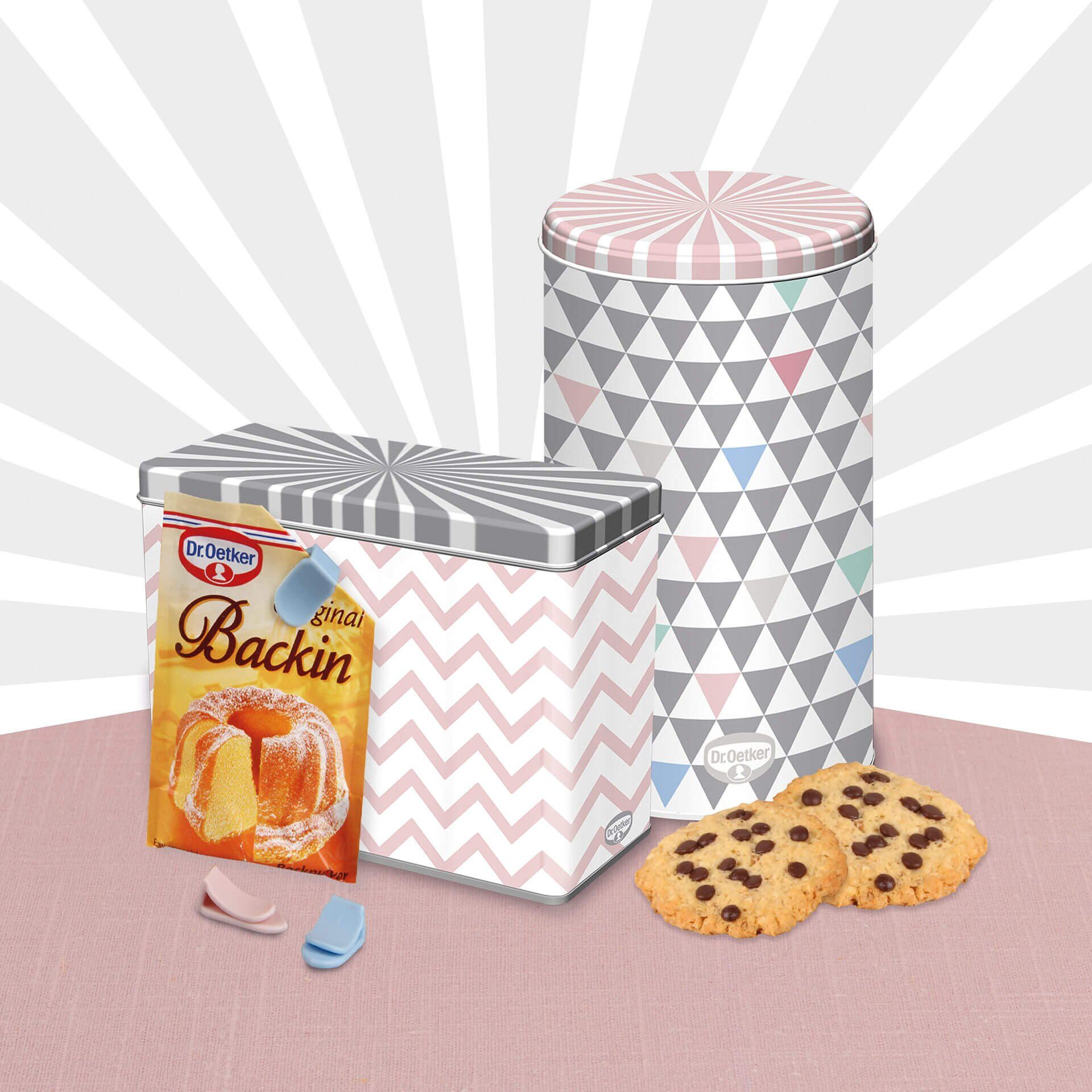 Aufbewahrungsdose Modern Baking Retro Design, rechteckig