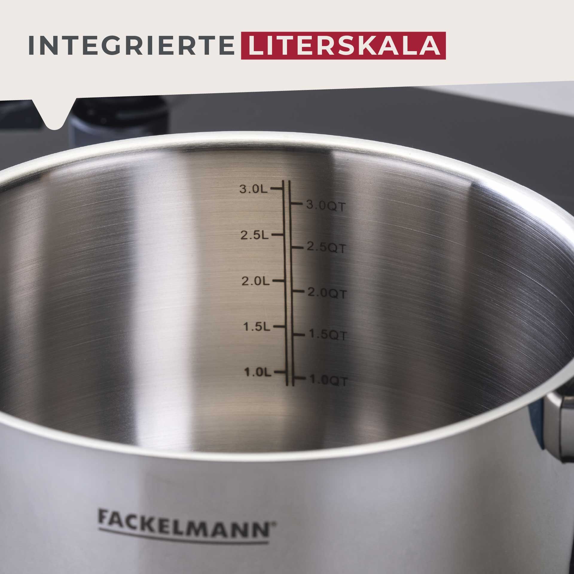 Kochtopf mit Deckel Essential, Ø20cm, blau