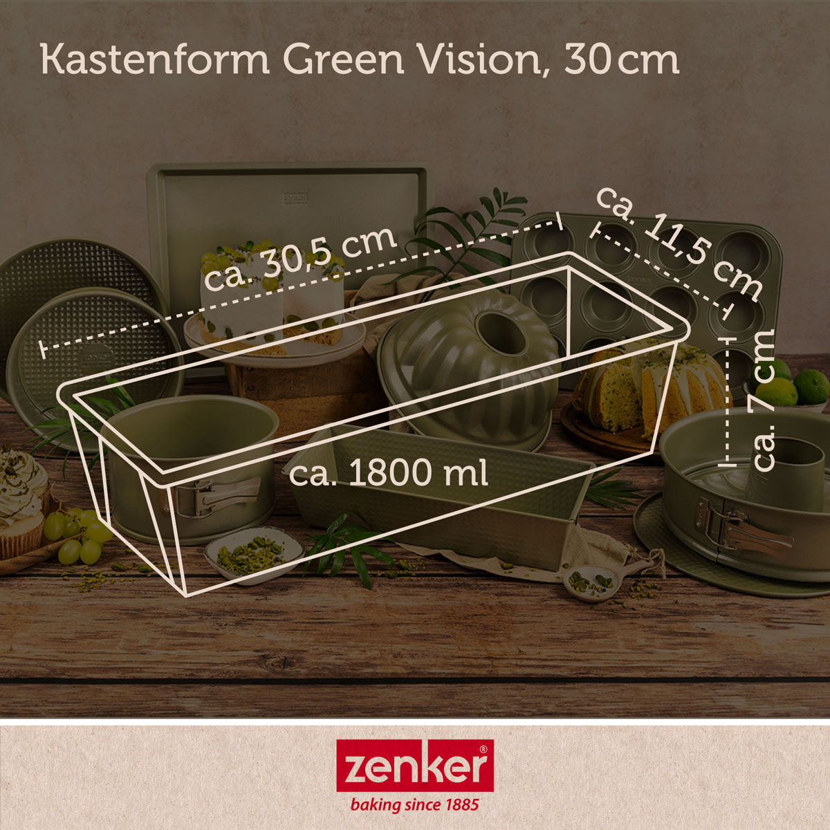 Kastenform Green Vision, 30cm