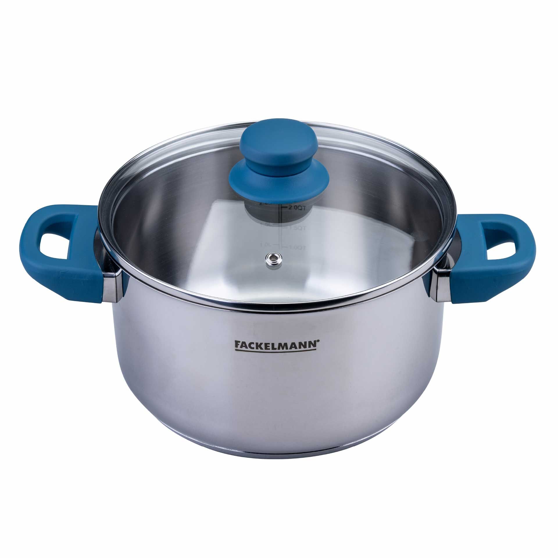 Kochtopf mit Deckel Essential, Ø20cm, blau