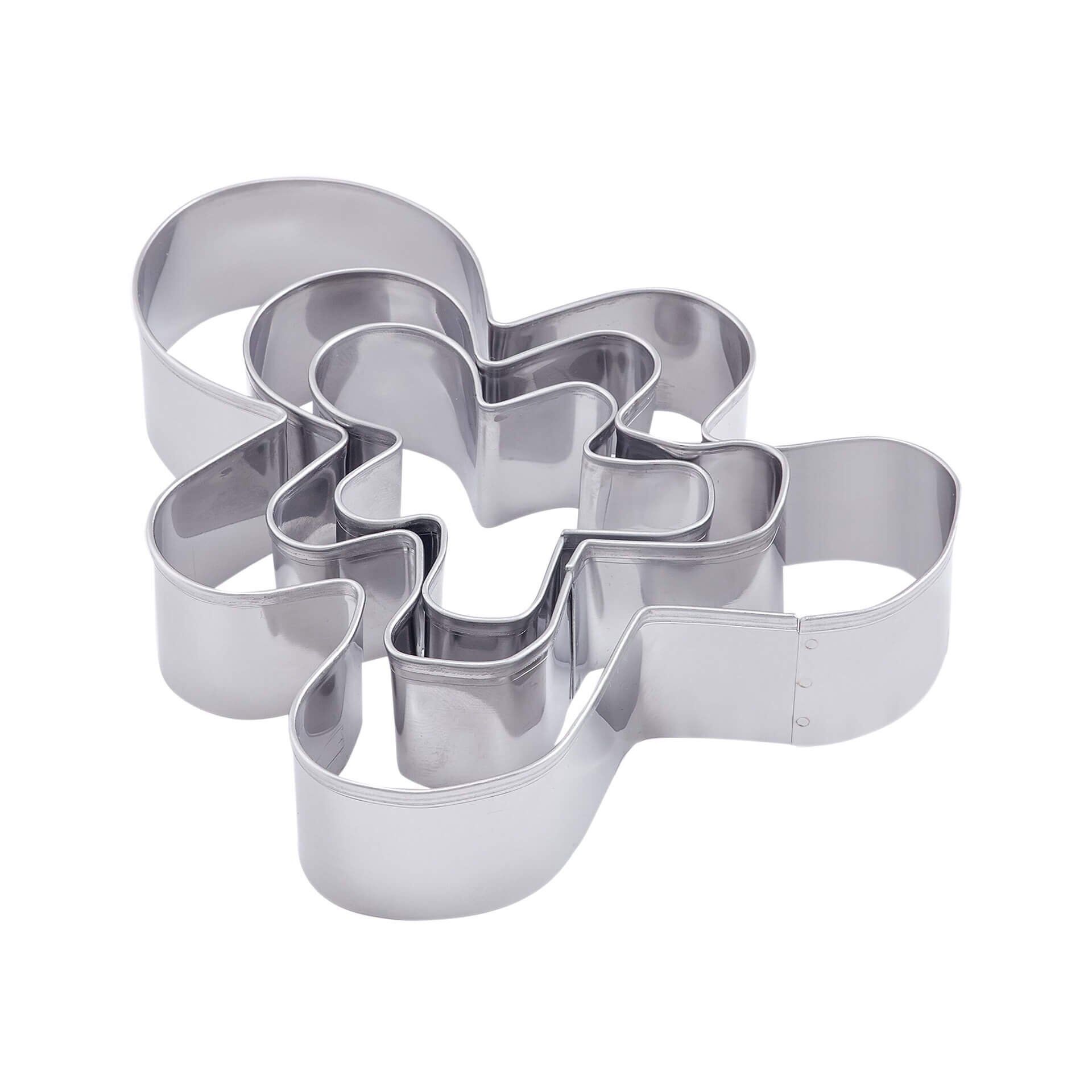 Ausstecher Lebkuchenmann White Christmas Baking, 3-teilig