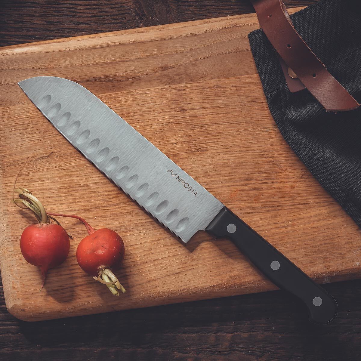 Santokumesser Mega, 18cm Klinge