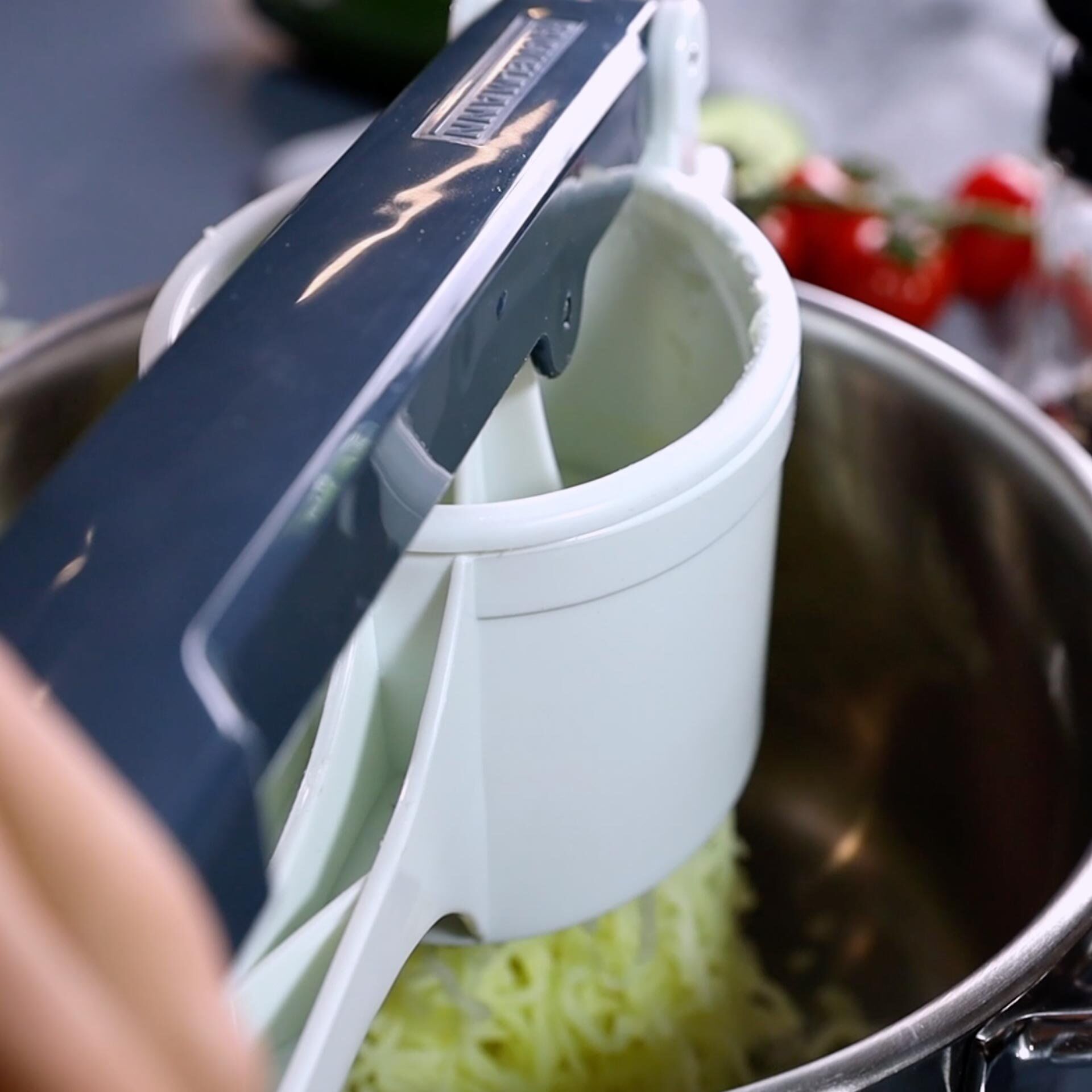 Spätzlepresse mit 3 Lochscheiben #easyprepare, 4-teilig