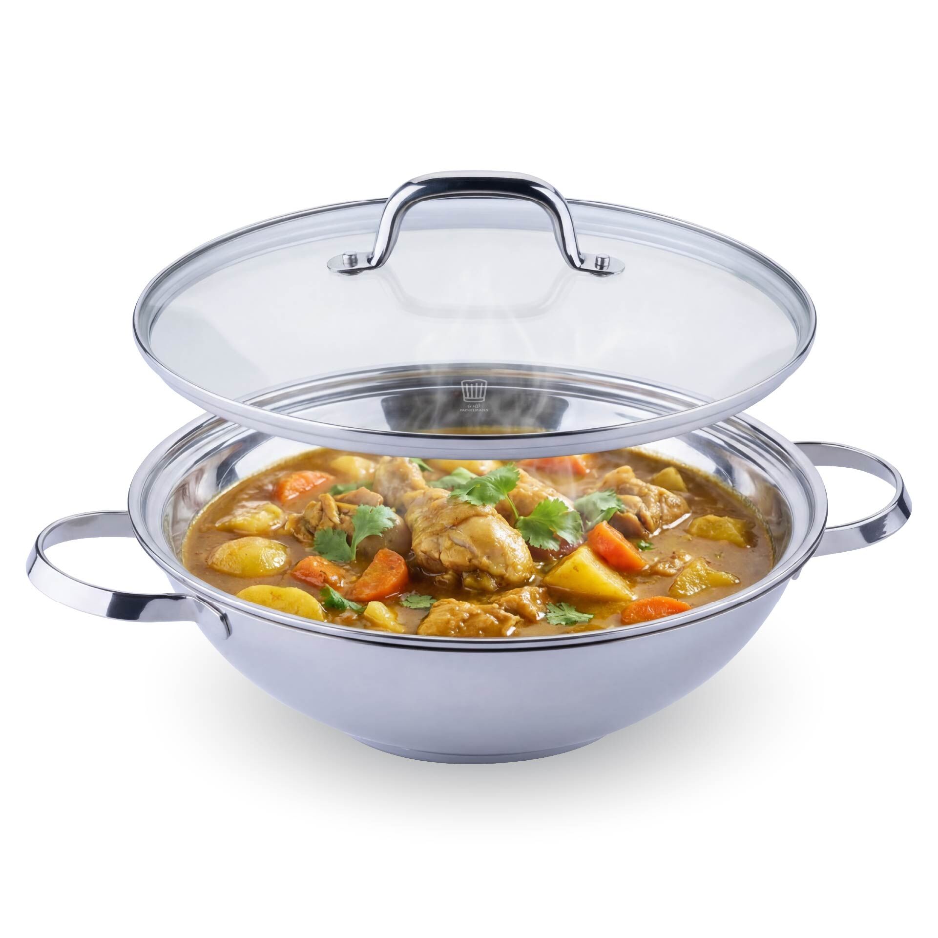 Wokpfanne mit Deckel Rosenheim, Ø30cm