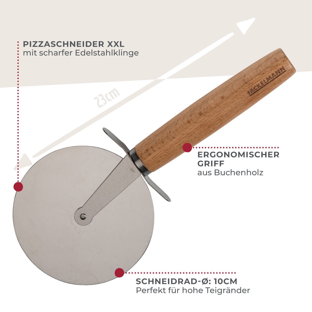 Pizzaschneider XXL, FAIR
