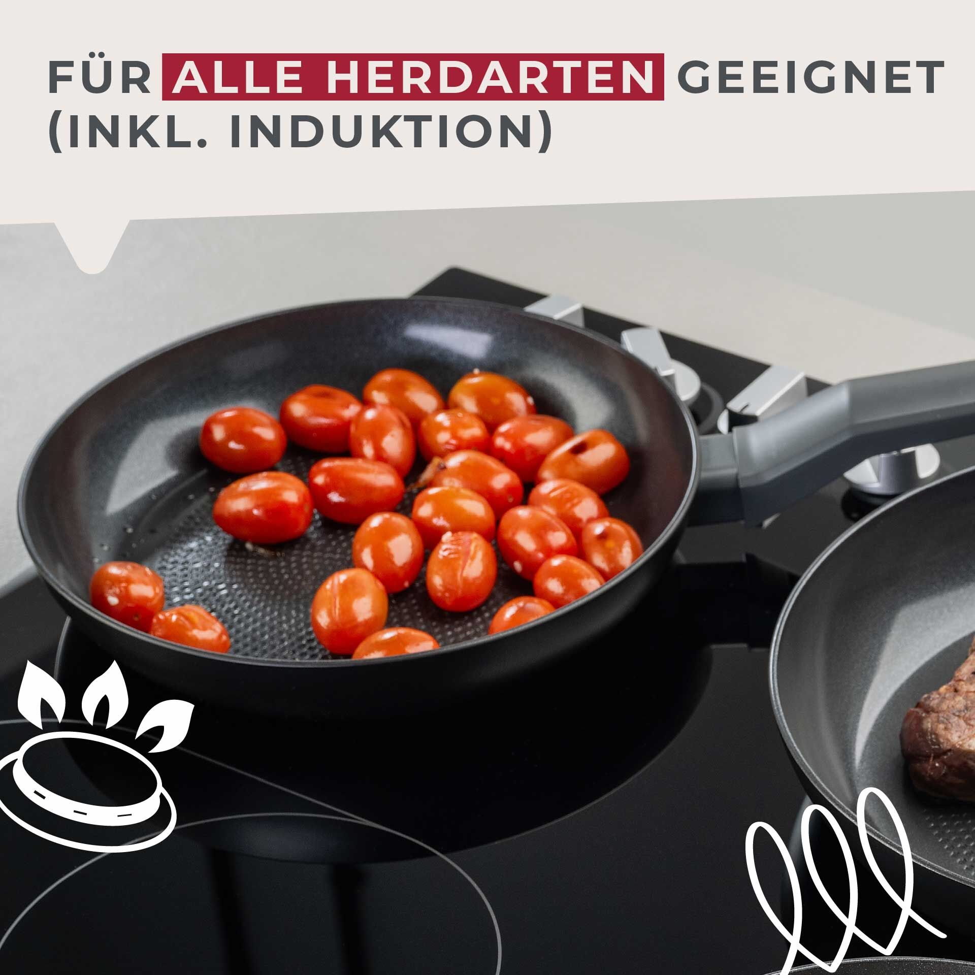 Bratpfanne Statement, Keramik, antihaft, Ø28cm