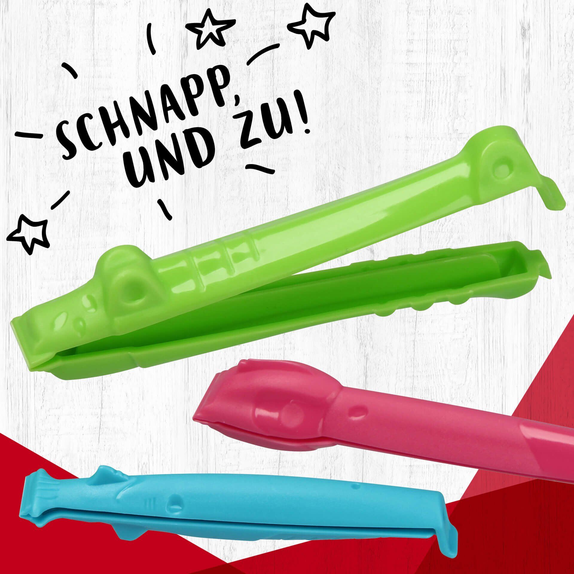 Tütenclips Tropical Kitchen, 3-teilig