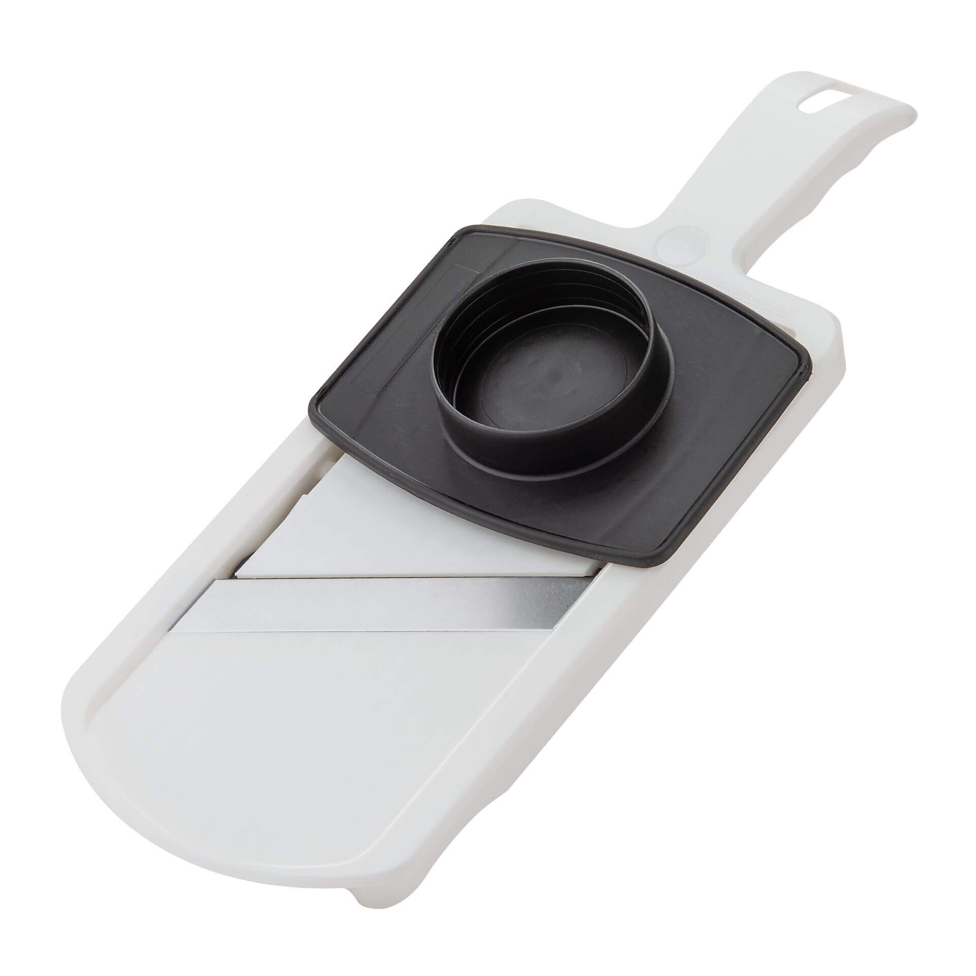 Gemüsehobel, verstellbar, mit Restehalter