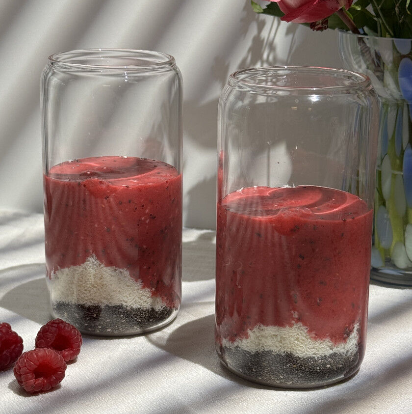 Himbeer-Chia-Pudding
