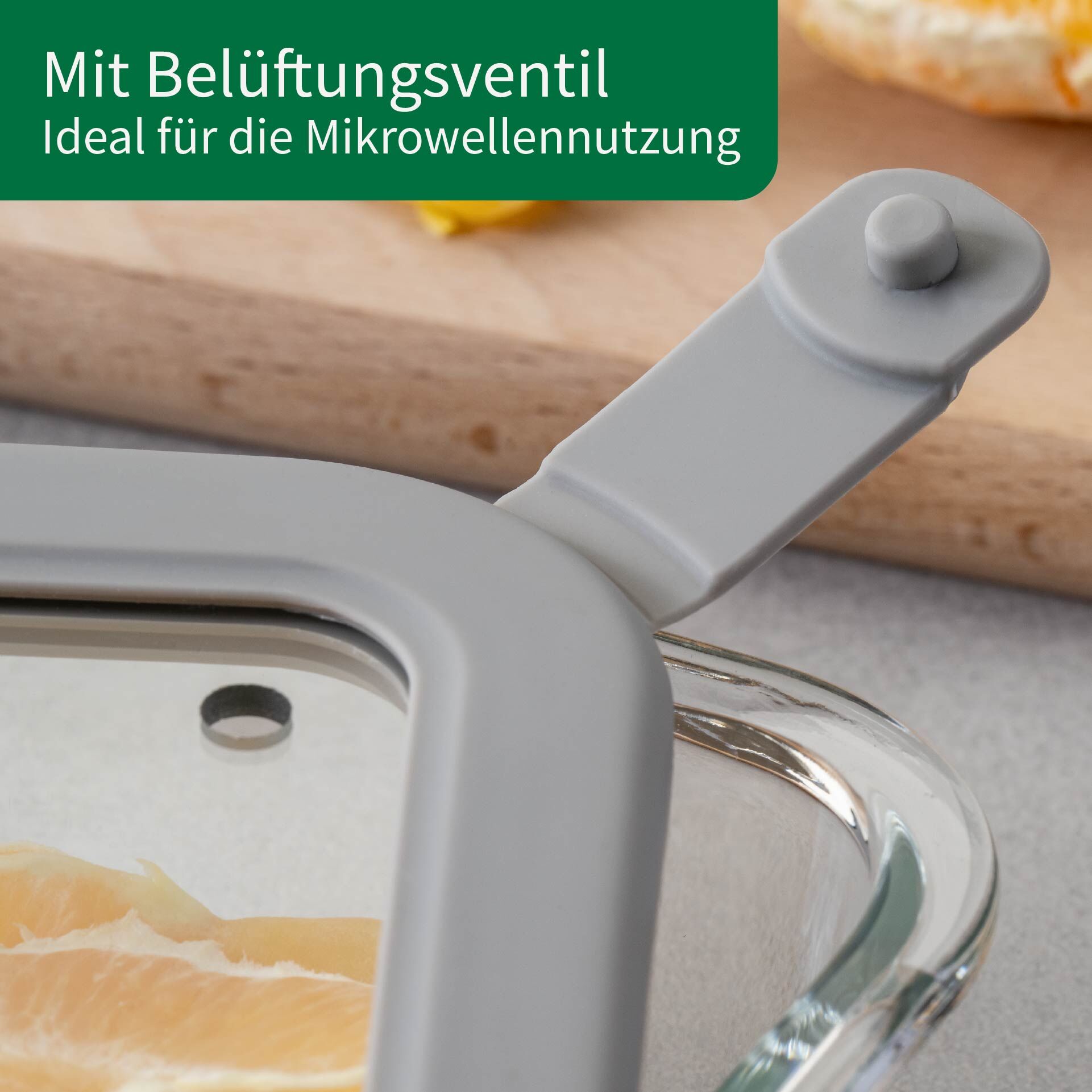 Vorratsdose Glas, eckig, 1520ml