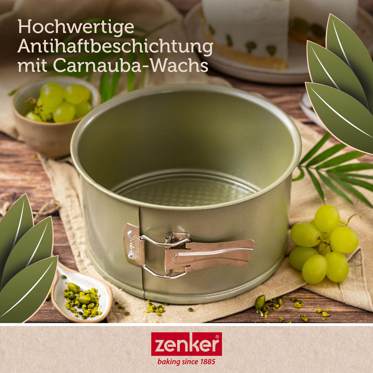 Springform mit hohem Rand Green Vision, Ø18cm