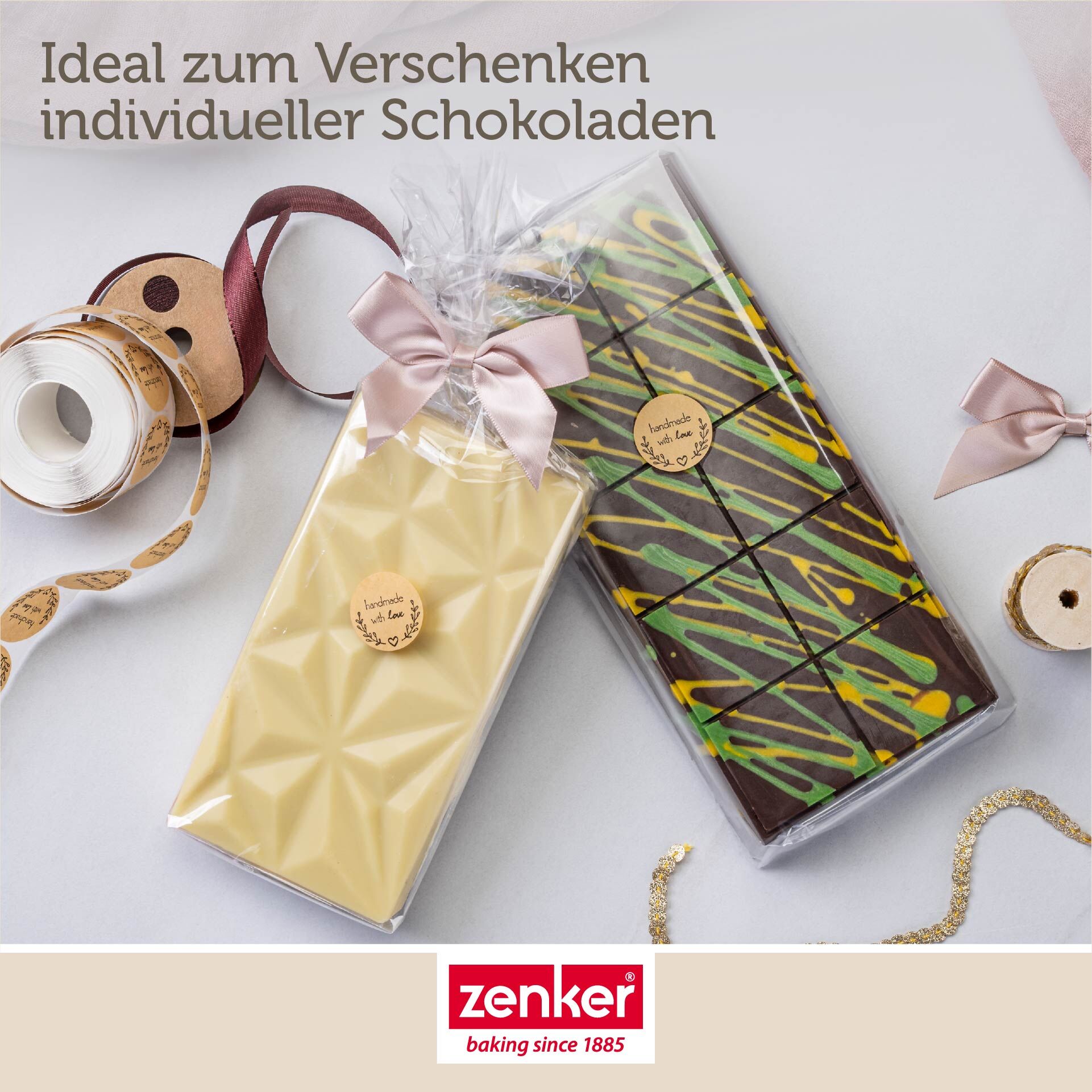 Schokoladenform Dubai-Schokolade, Silikon, 2 Stück