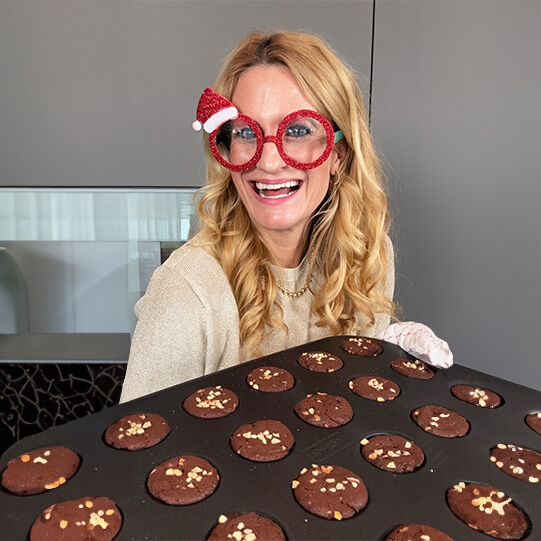 Schoko-Engelsaugen vom Zenker Engelsaugen-Backblech