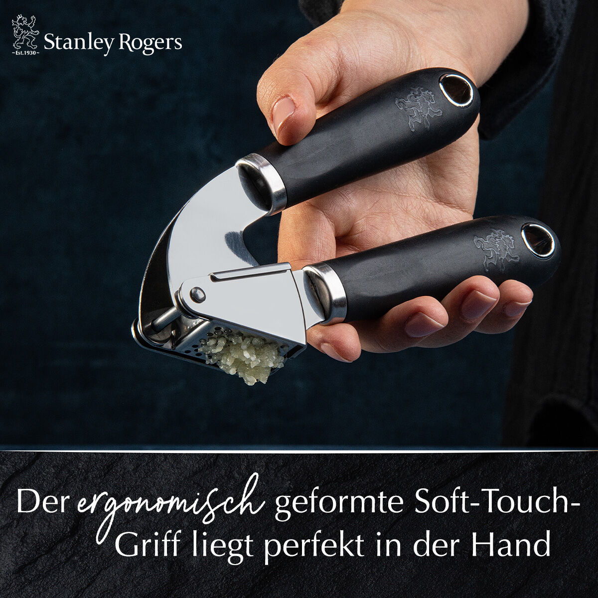 Knoblauchpresse Pride, 19cm, Edelstahl