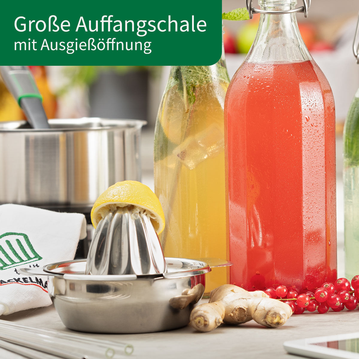 Zitronenpresse, 16cm, 2-teilig