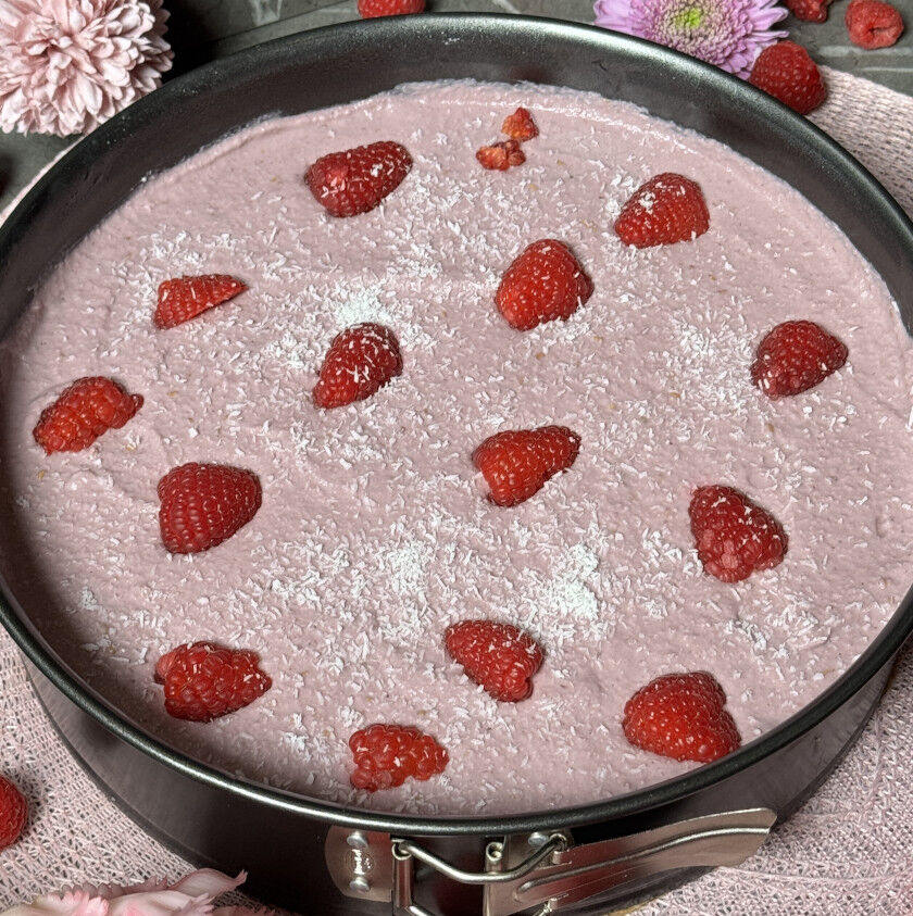 Himbeerkuchen ohne Backen