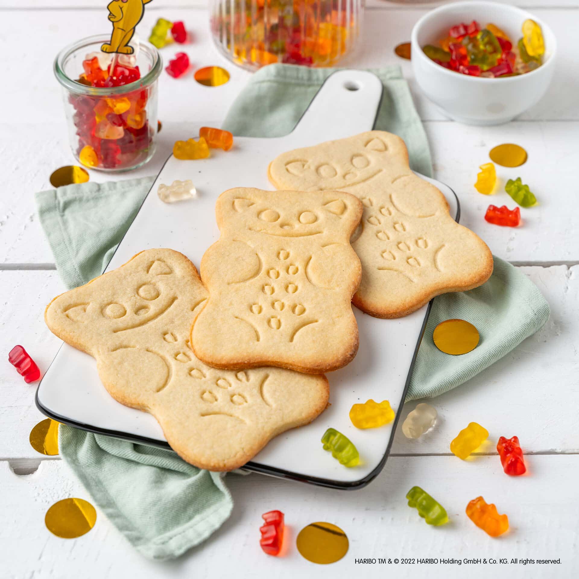 Ausstecher mit Stempel HARIBO Goldbär, XXL