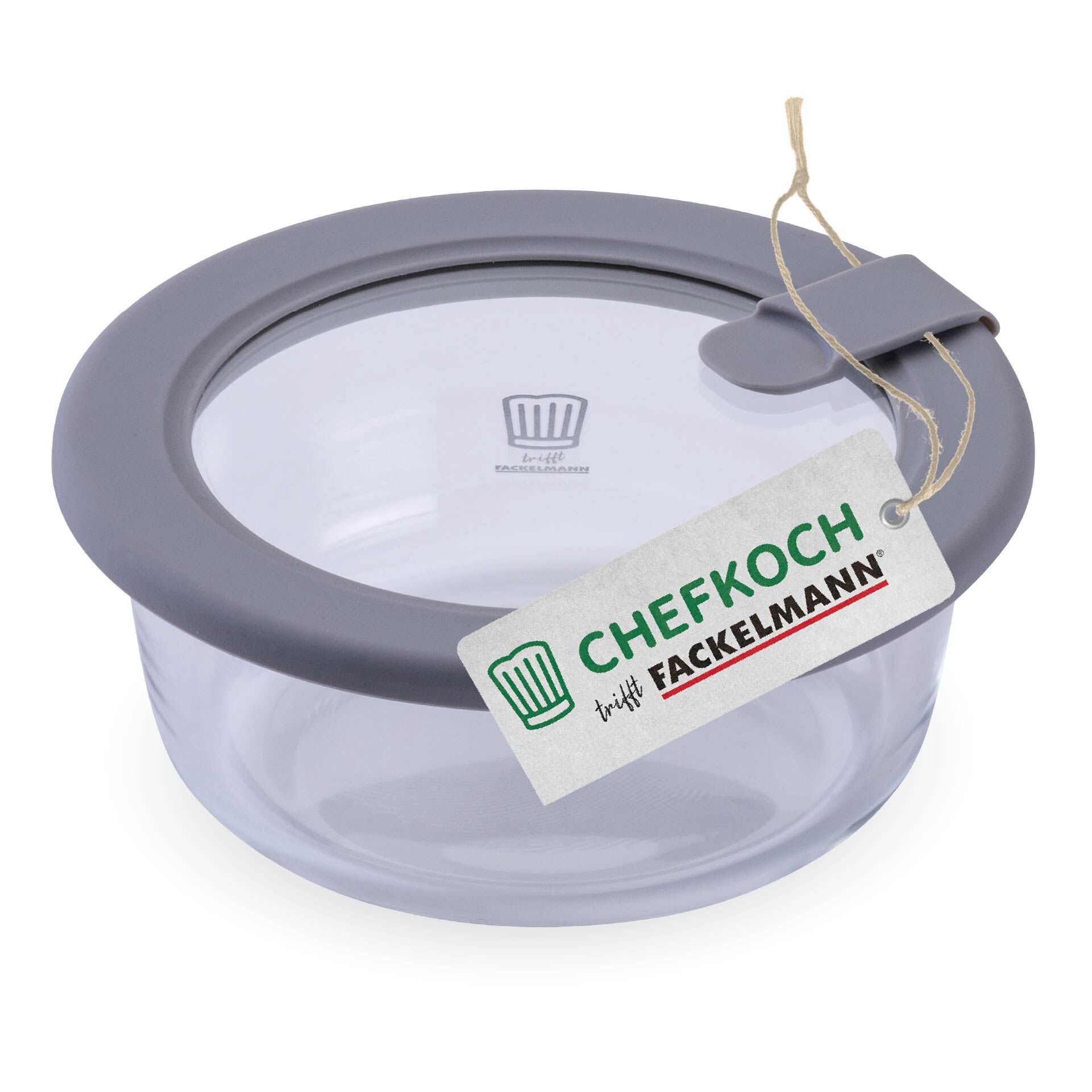 Vorratsdose Glas, rund, 400ml