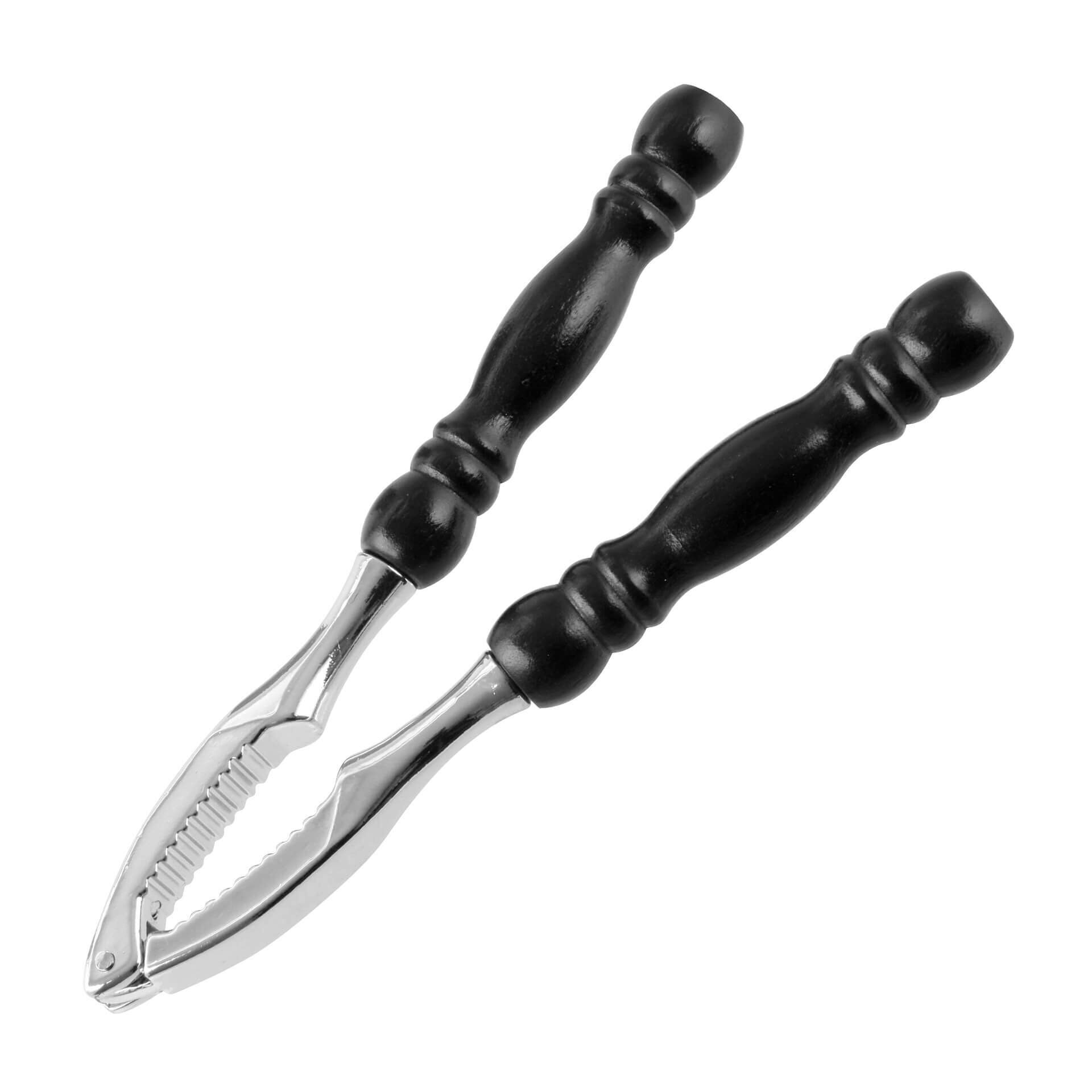 Nussknacker, 17cm, Holzgriff, schwarz