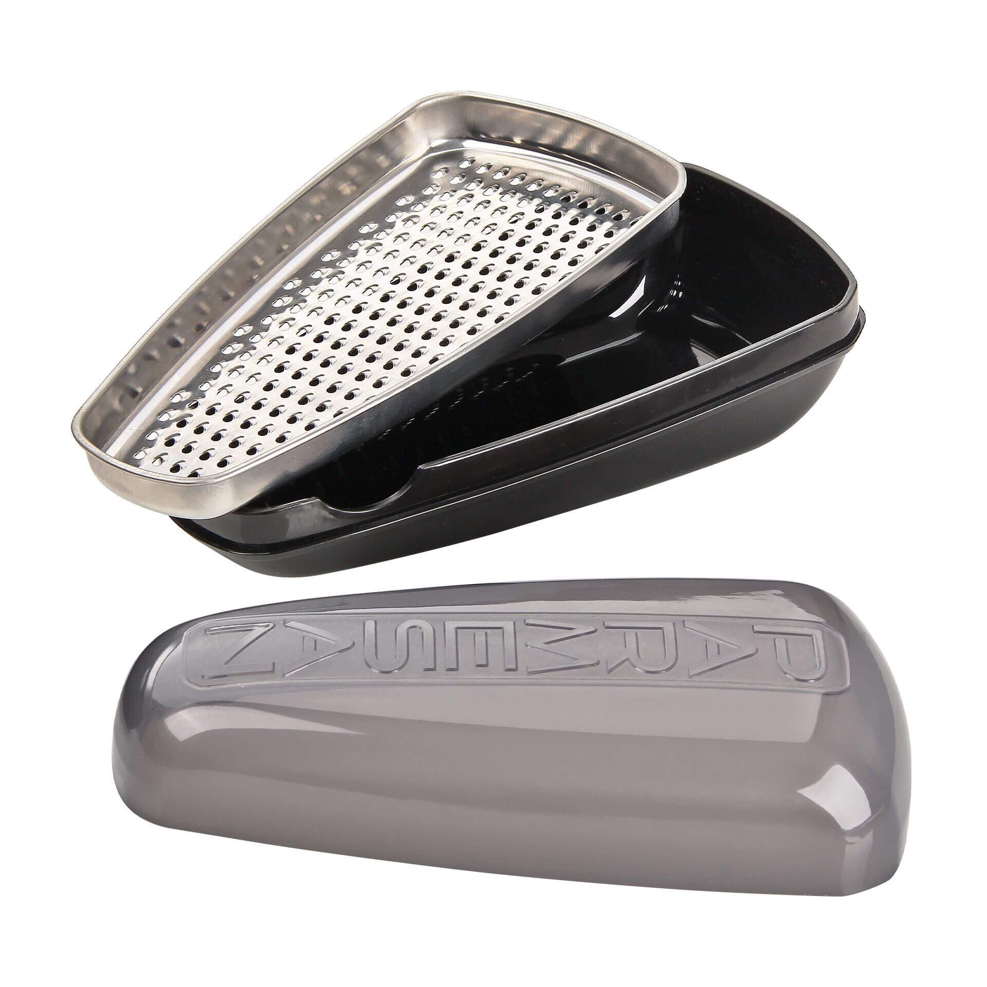 Parmesanreibe mit Behälter