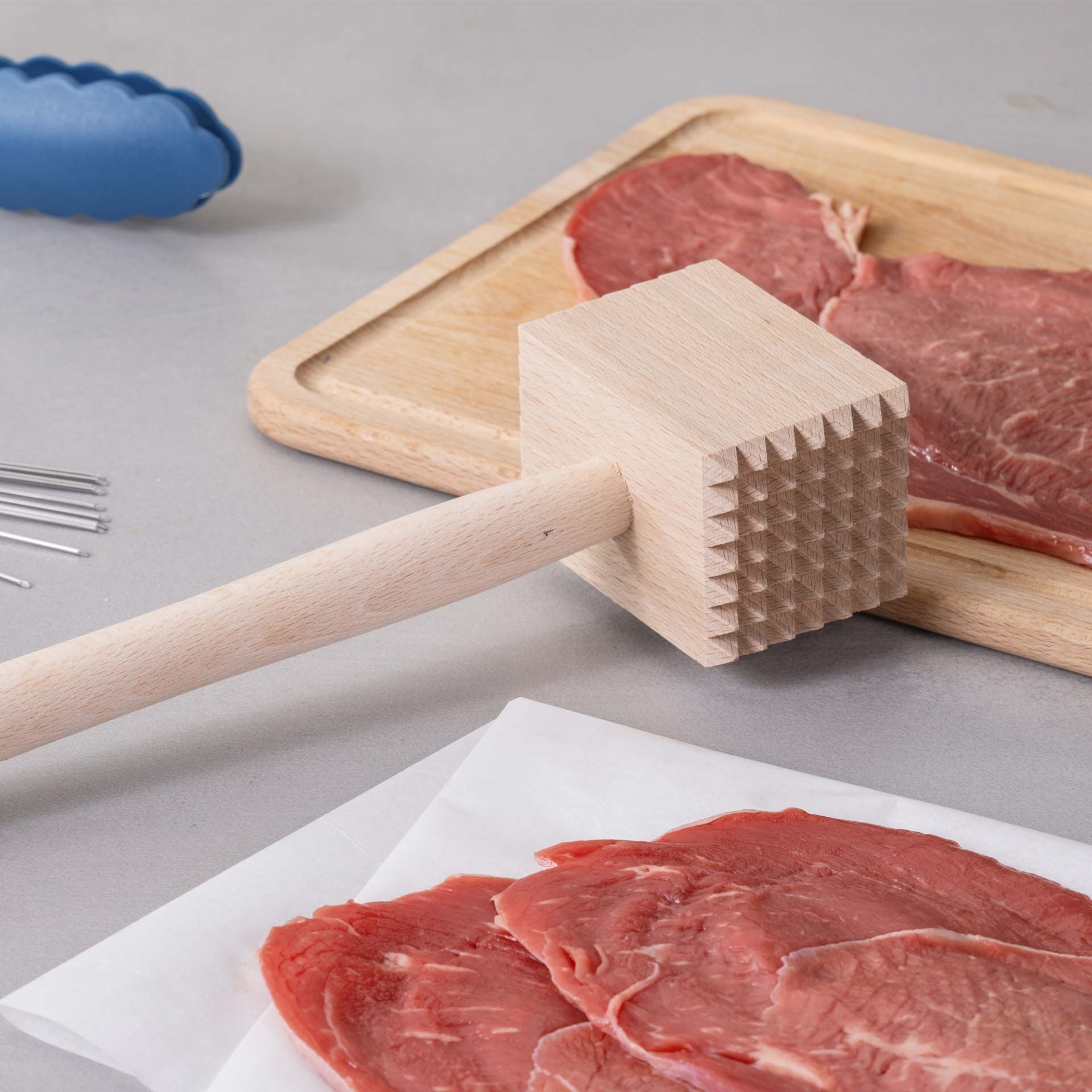 Fleischklopfer Essential, Buchenholz