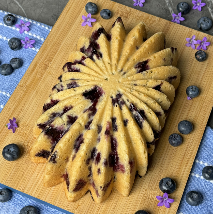 Blaubeer-Kuchen mit Joghurt