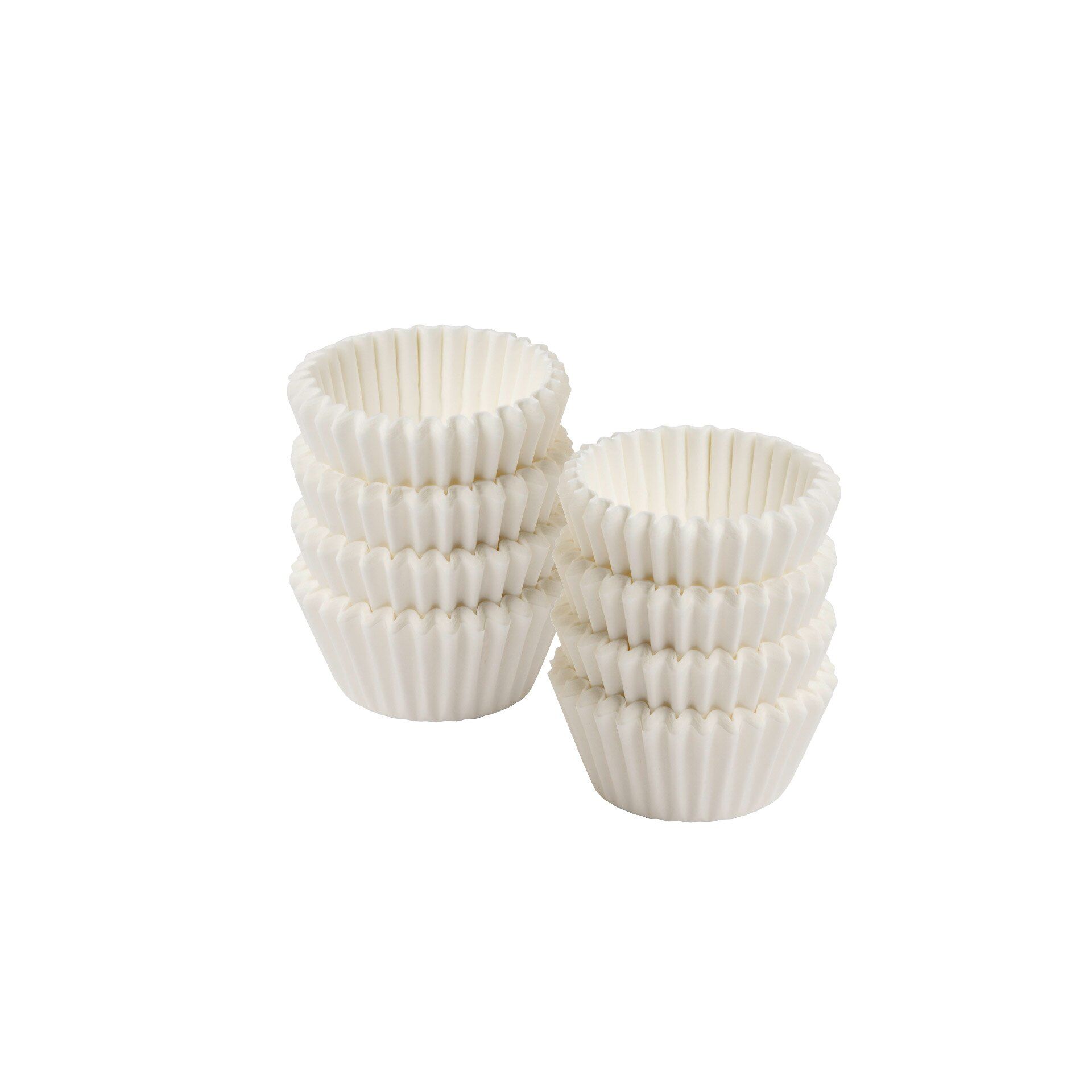 Papier-Pralinenförmchen Ø2,5cm, weiss, 200 Stk.