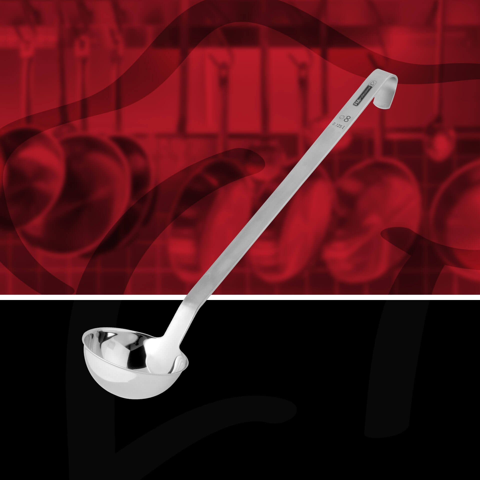 Profi-Schöpflöffel, 39cm, Edelstahl