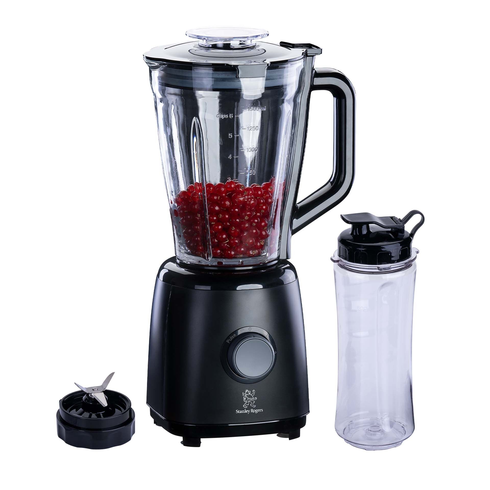 Standmixer, Glas, 1,5L, 600W