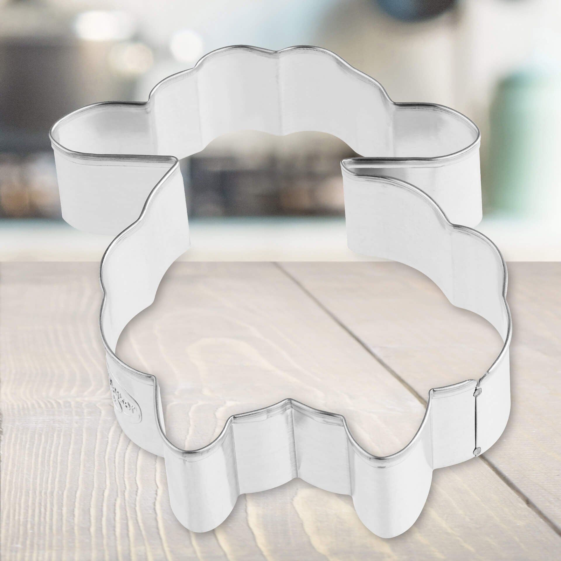 Ausstecher Schaf Goldiges Ostern, 11x8cm