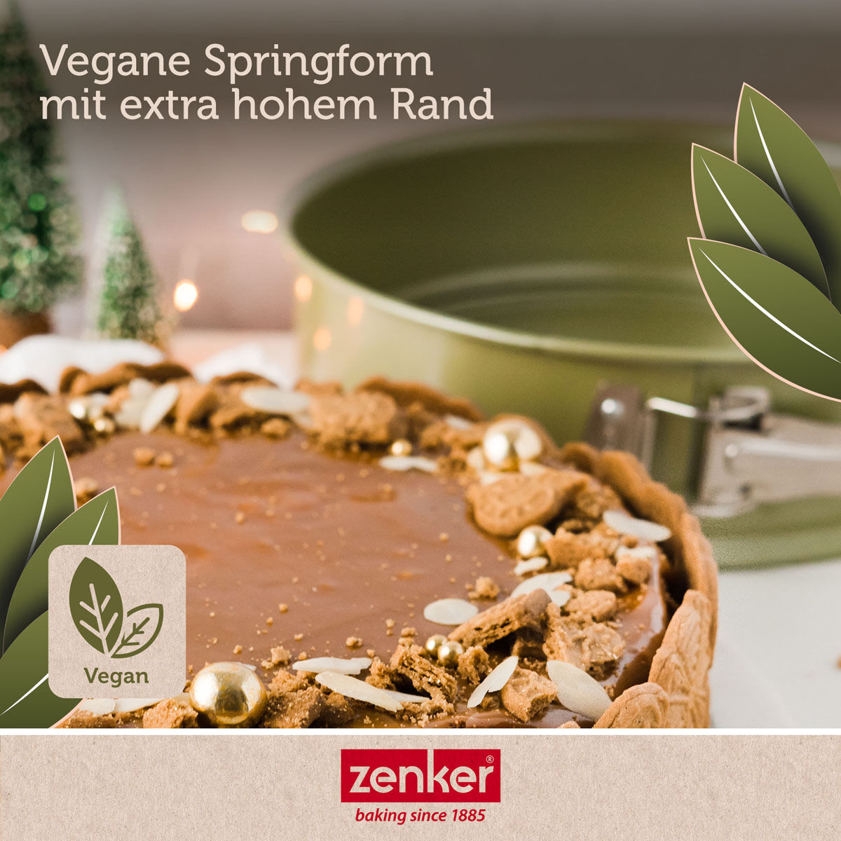 Springform mit Flachboden Green Vision, Ø26cm