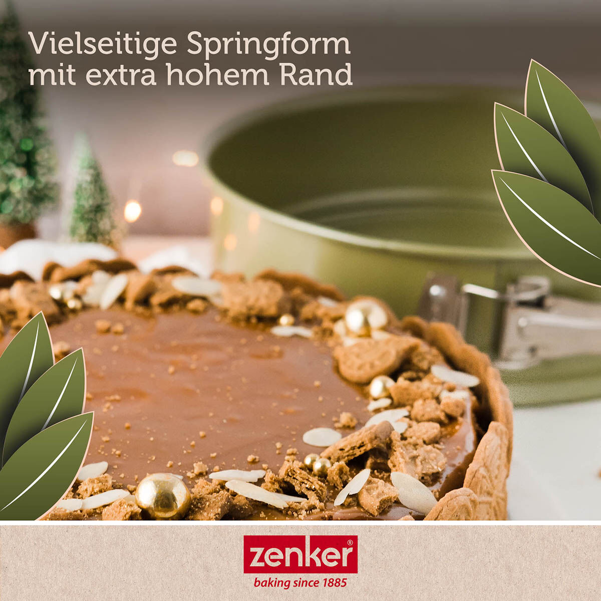 Springform mit Flachboden Green Vision, Ø26cm