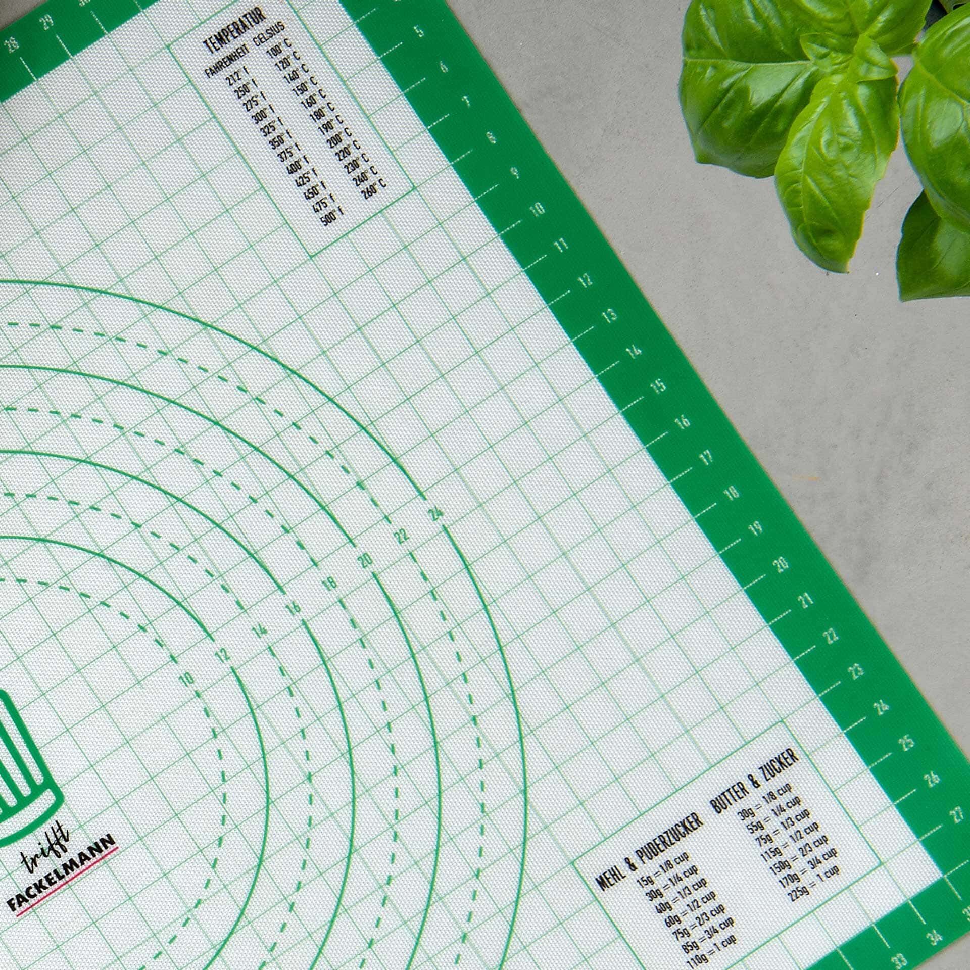 Backmatte mit Teigrolle, 2-teilig