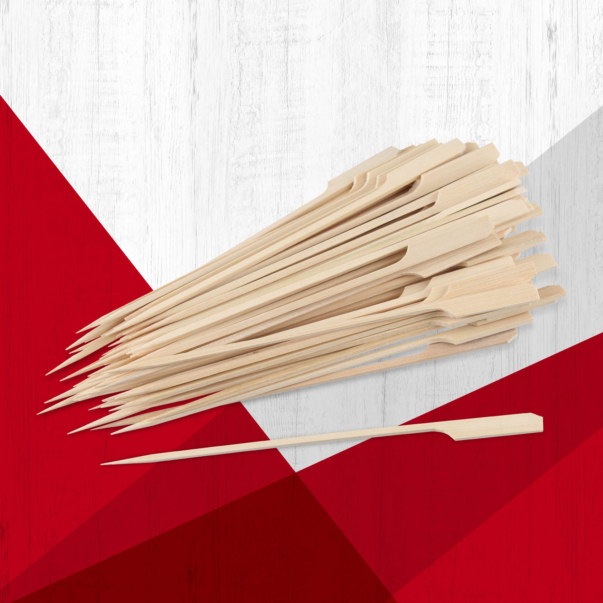 Fingerfood-Sticks, 25cm, 50 Stk, FSC™-zertifizierter Bambus