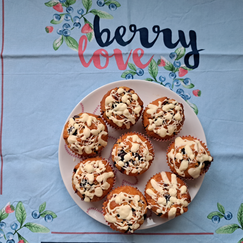 Blaubeer-Joghurt-Muffins