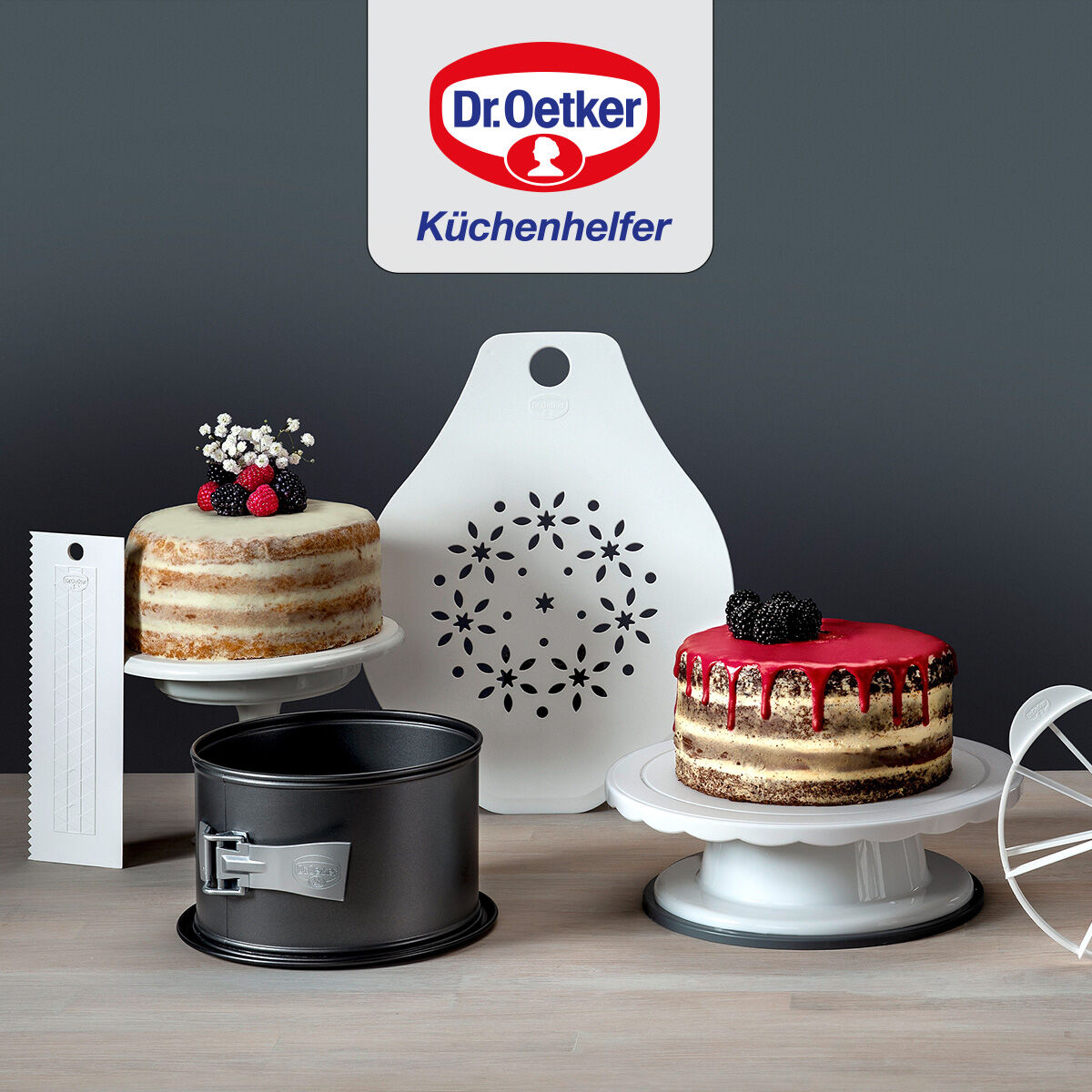 Tortenplatte drehbar little layer cakes, Ø27cm