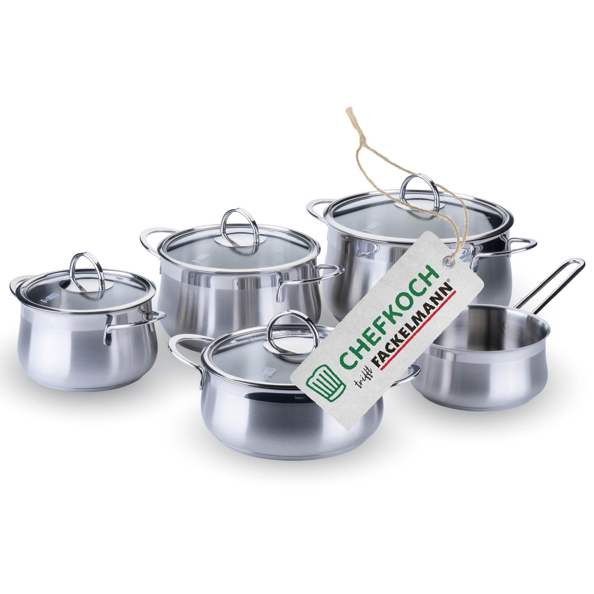 Topfset Leipzig, 9-teilig