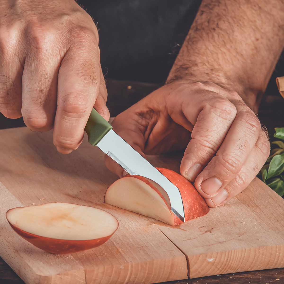 Gemüsemesser Elemental, 9cm Klinge, grün