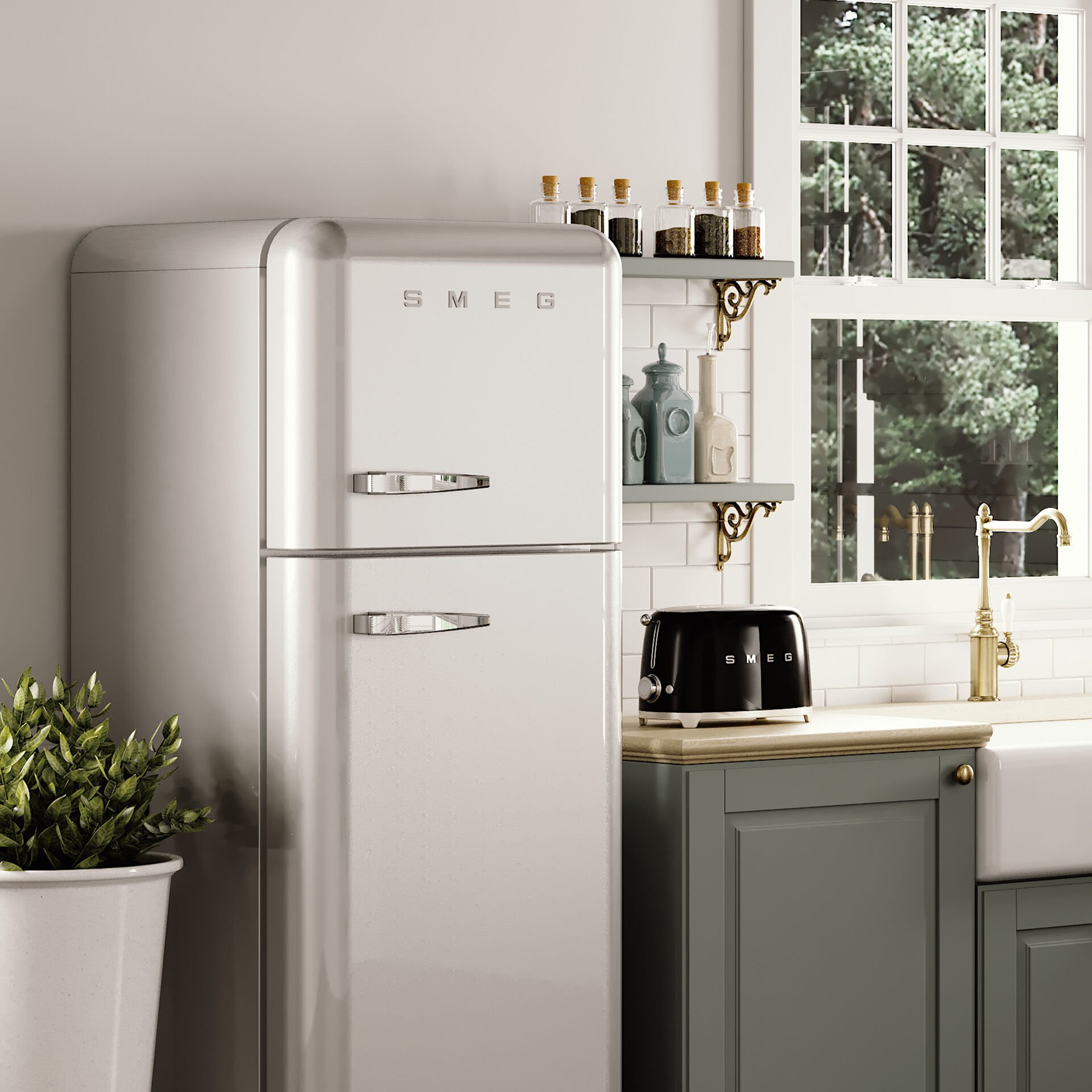 2-Schlitz-Toaster Kompakt Schwarz