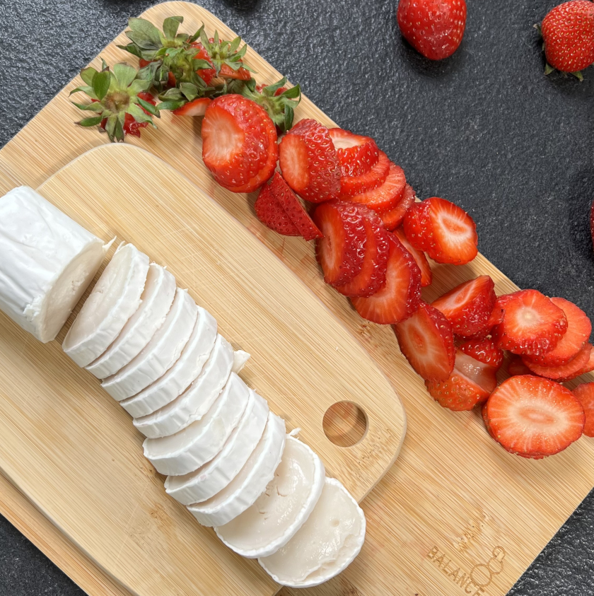 Erdbeer-Ziegenkäse-Toast