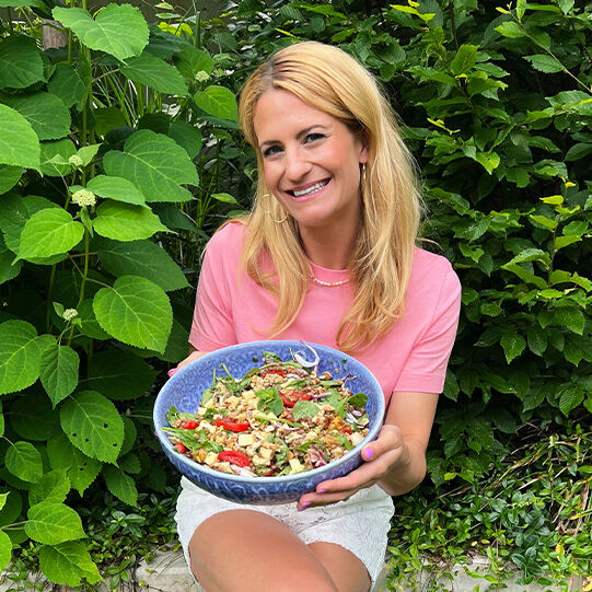 Lauwarmer Linsensalat