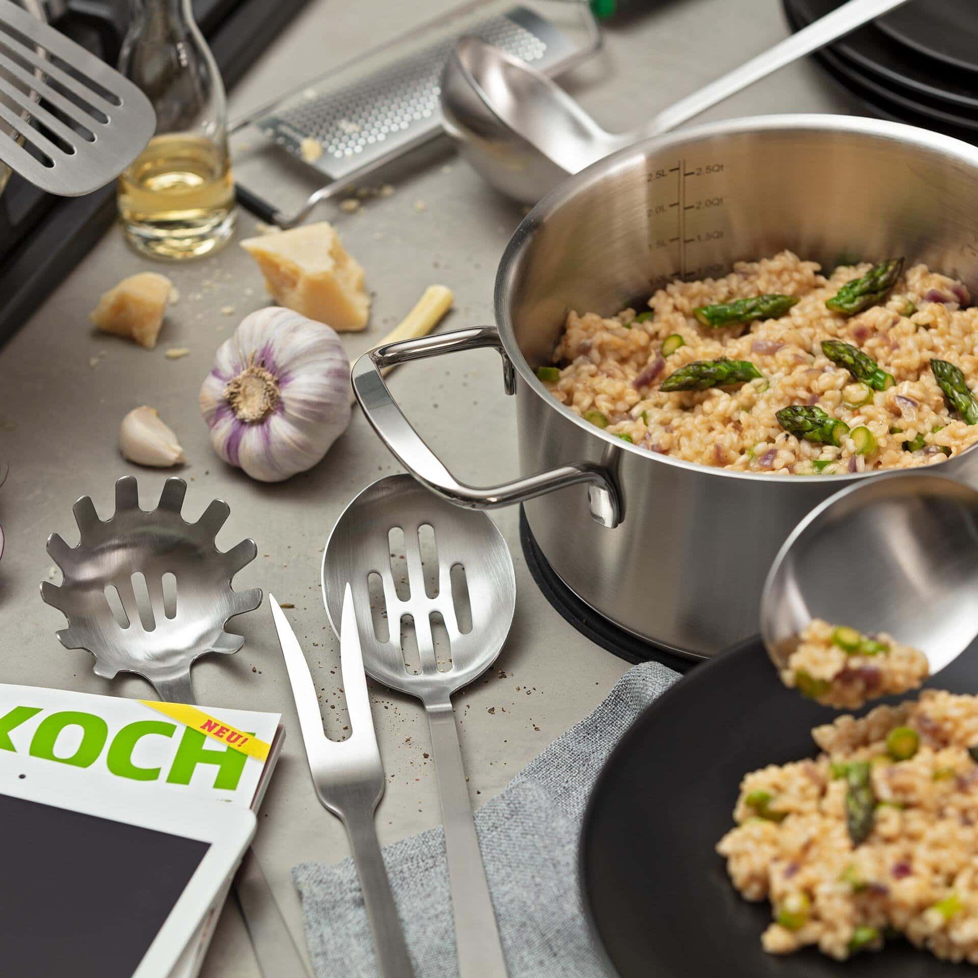 Servierlöffel Berlin, 32cm, Edelstahl