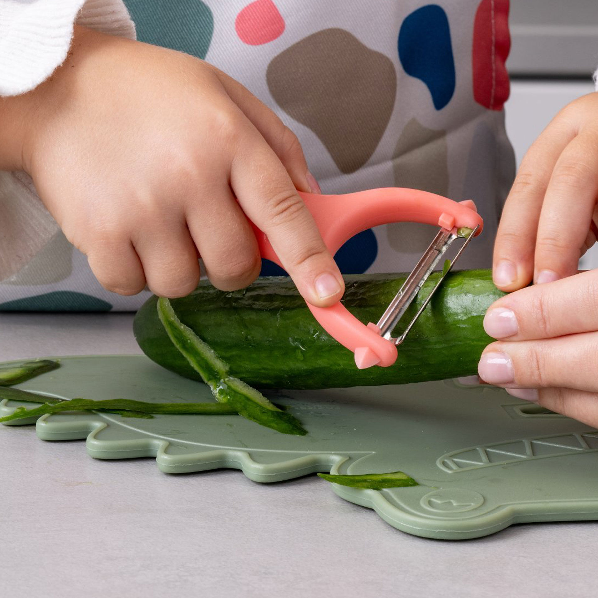 Schäler Mini Cooking, rosa